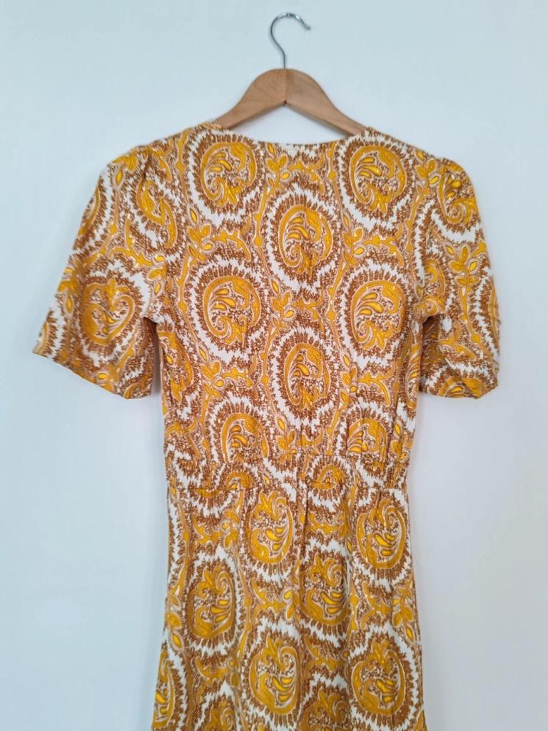 Robe longue moutarde taille Xs/s