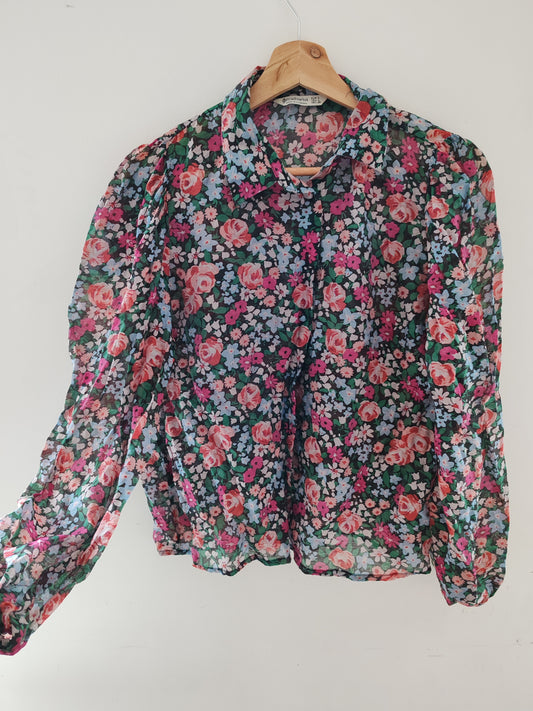Blouse fleurie taille L