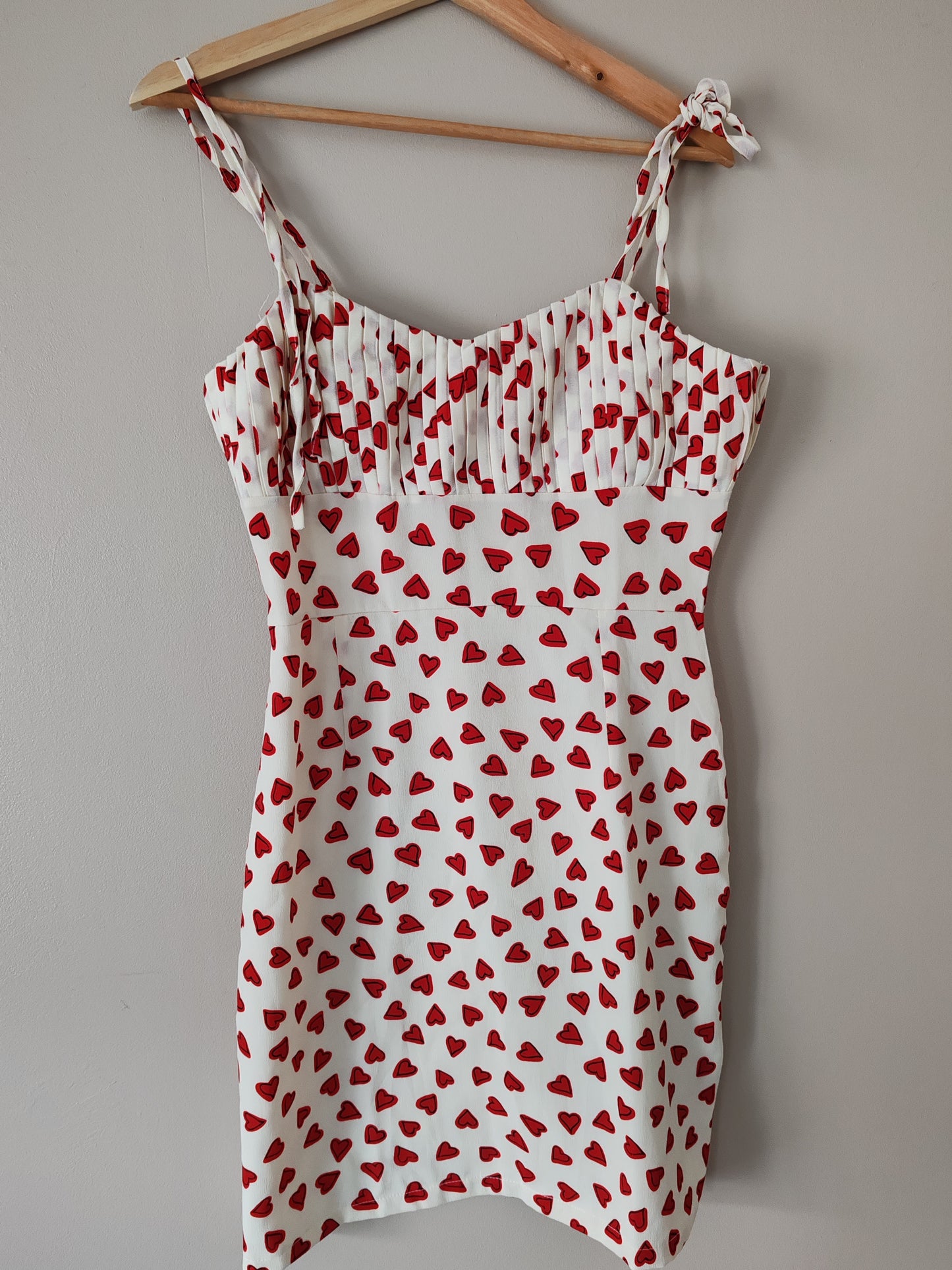 Robe motif cœur taille m