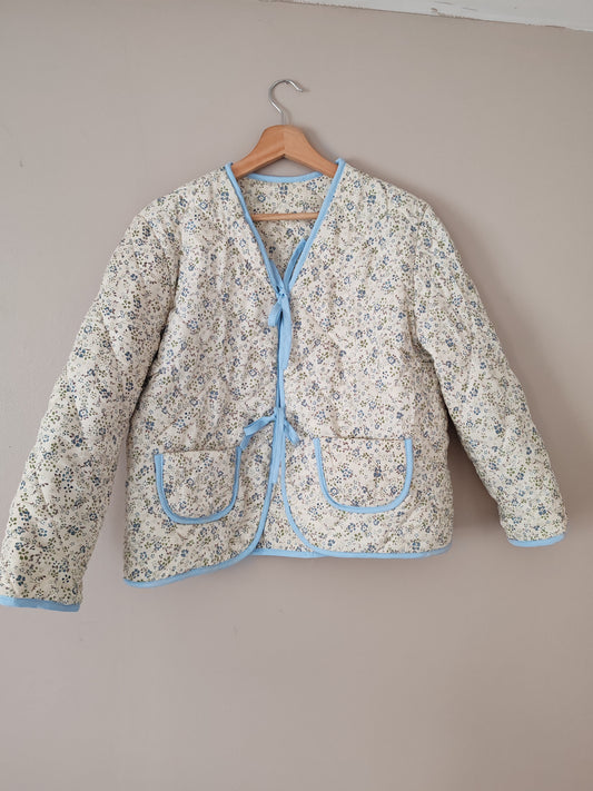 Veste matelassée Lina bleu