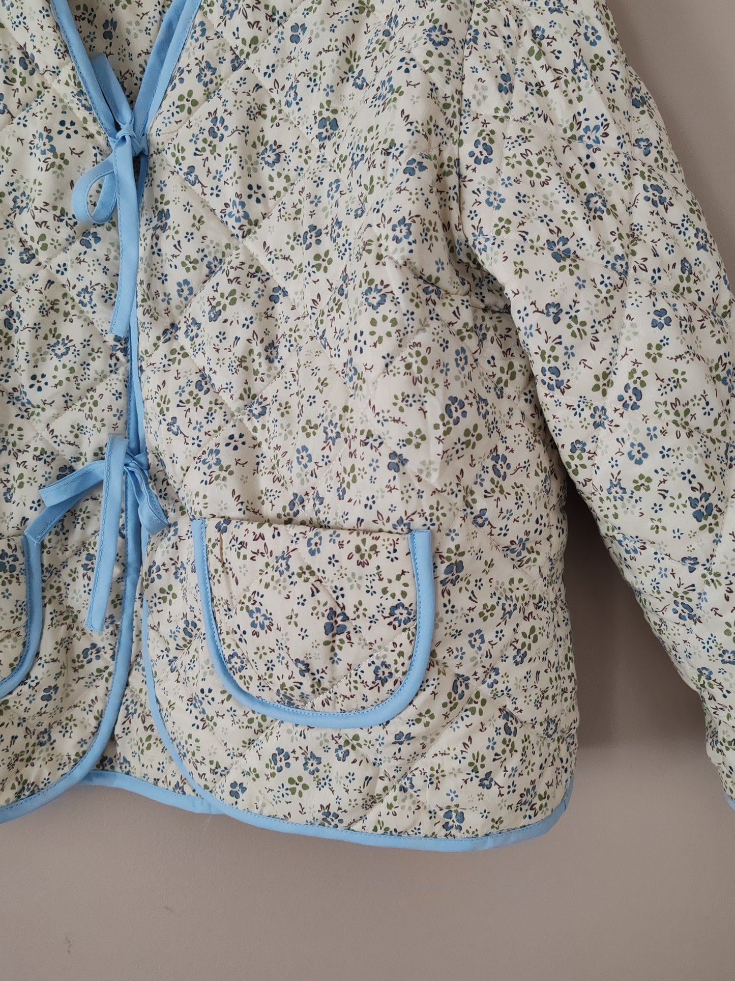 Veste matelassée Lina bleu