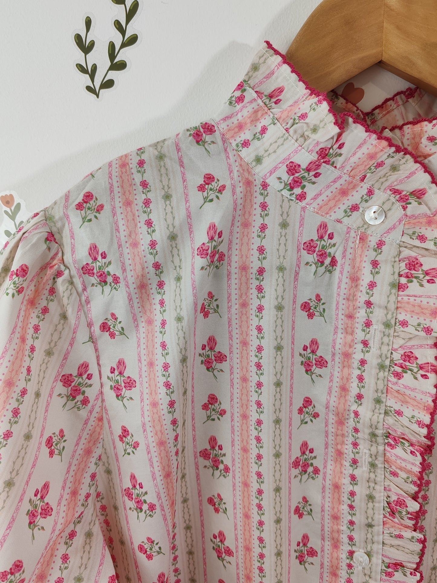 Blouse rose Emma