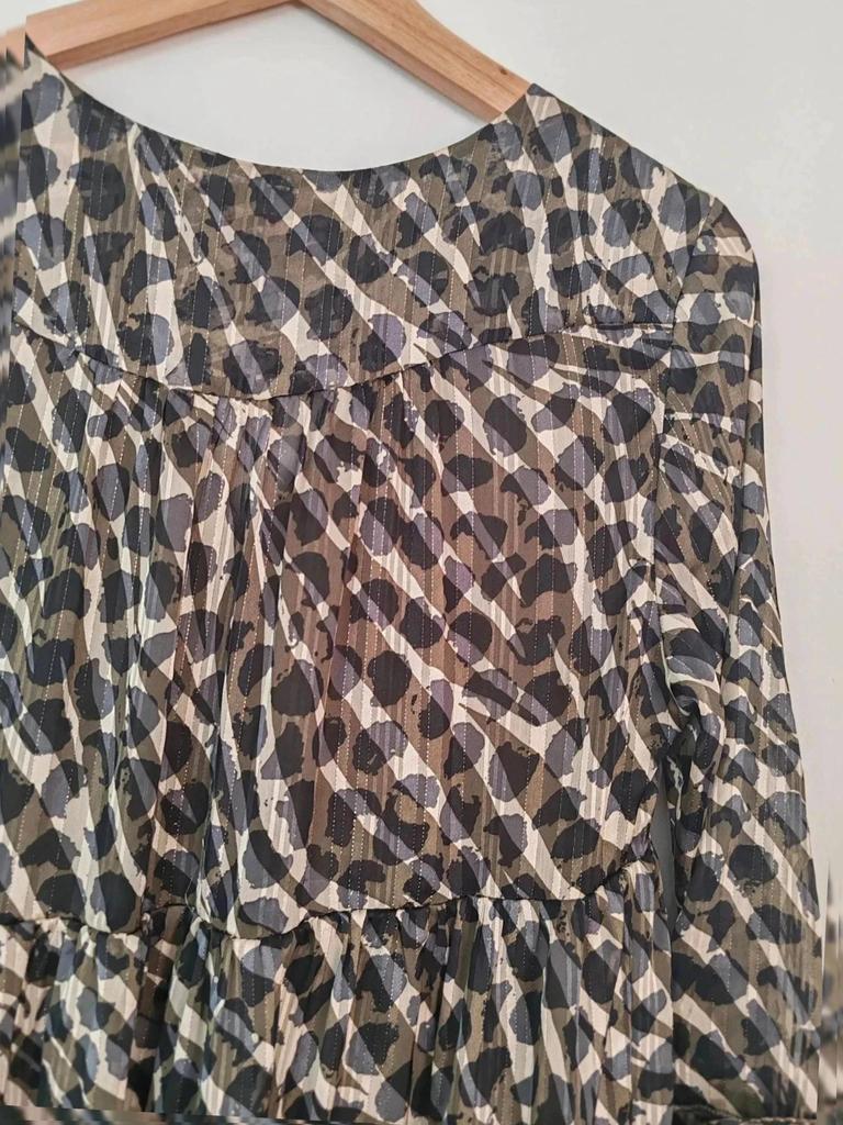 Robe motif kaki taille M