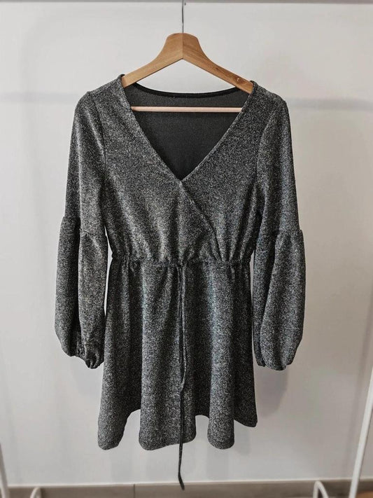 Robe brillante argenté taille M/l