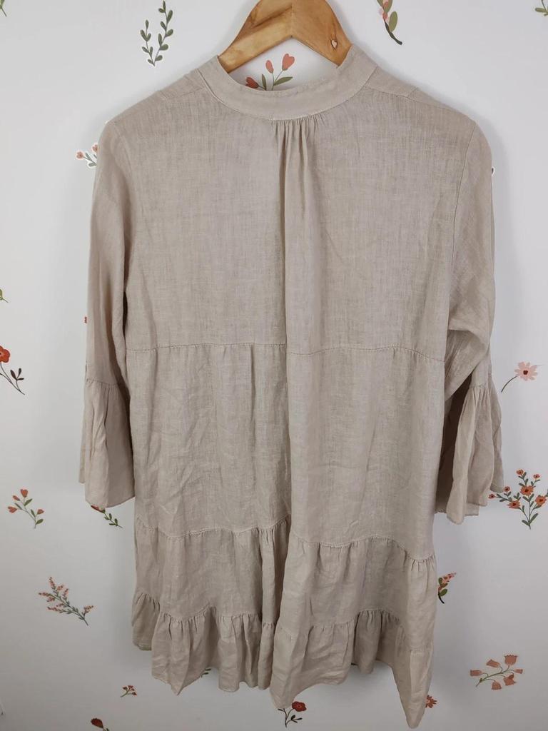 Robe lin beige taille M/l