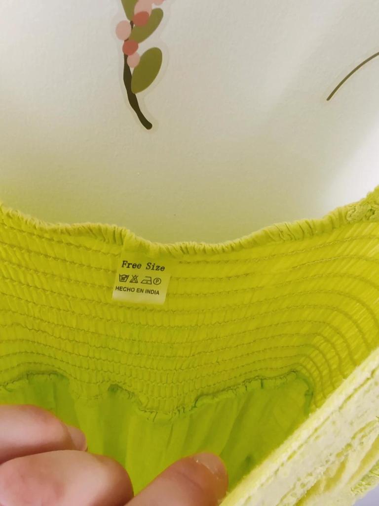 Robe bohème vert taille M/l