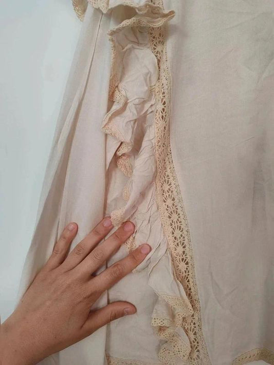 Blouse bohème broderies taille M