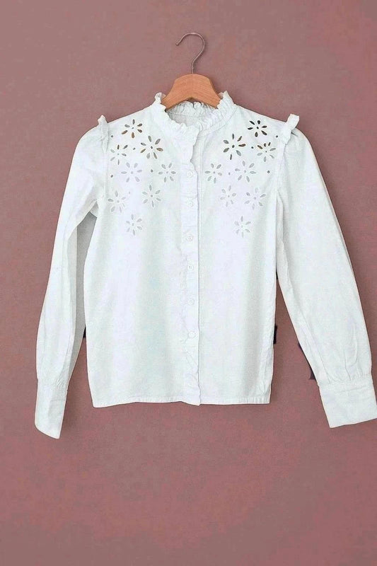 Blouse broderie anglaise taille Xs/s