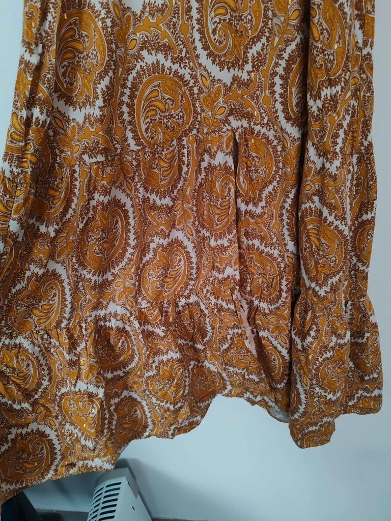 Robe longue moutarde taille Xs/s
