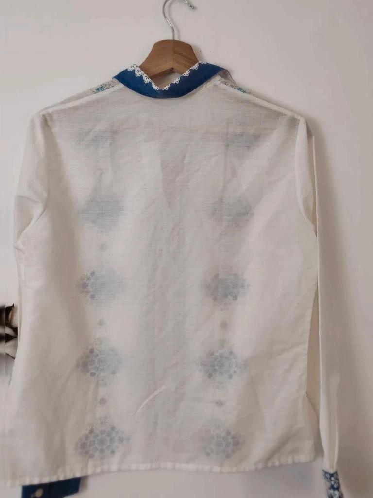 Chemisier à motif vintage taille Xs/s