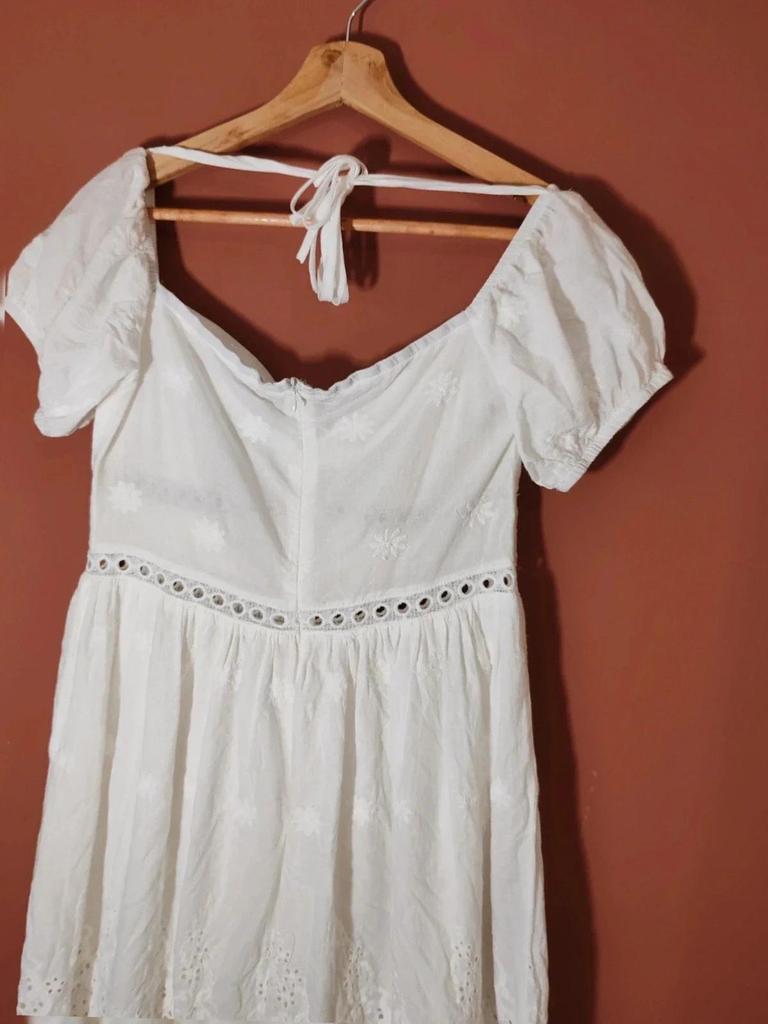 Robe bohème blanche taille 40