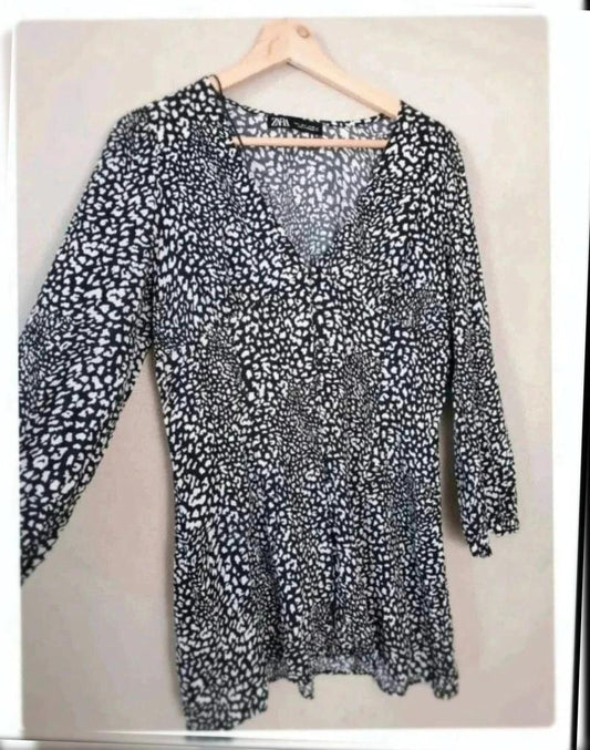 Robe motif animalier Zara