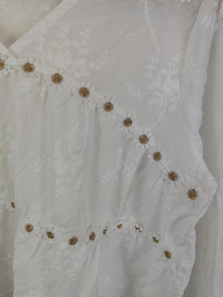 Blouse broderie taille L