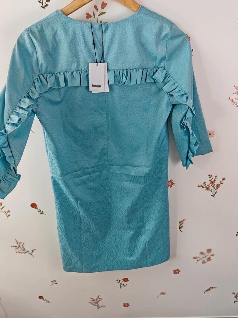 Robe droite bleu taille S/36