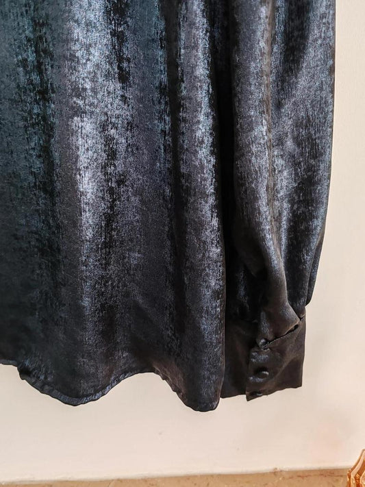 Blouse bleu irisée taille S
