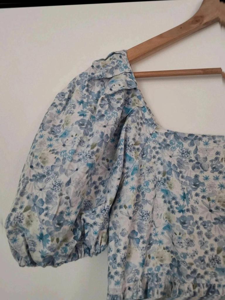 Robe longue cottage fleurie taille 40