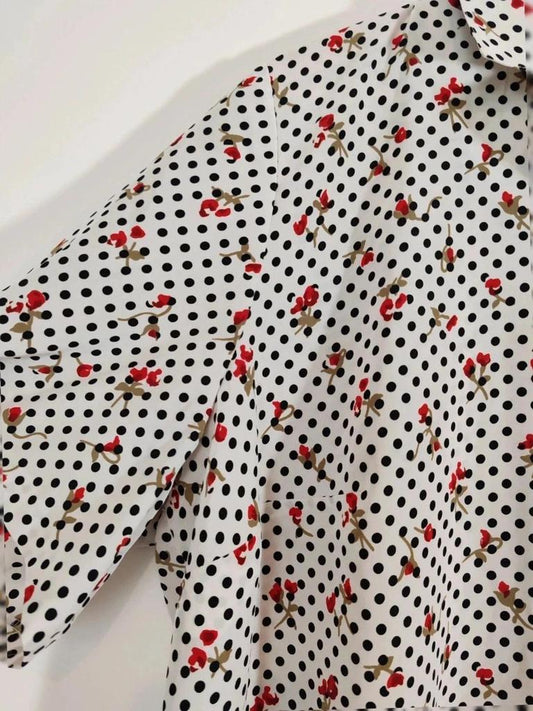 Chemisier pois taille 42/44