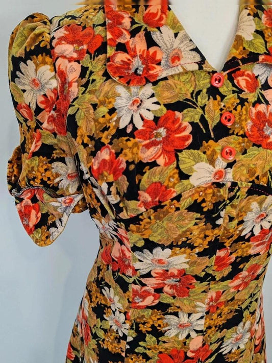 Robe velours vintage taille 36