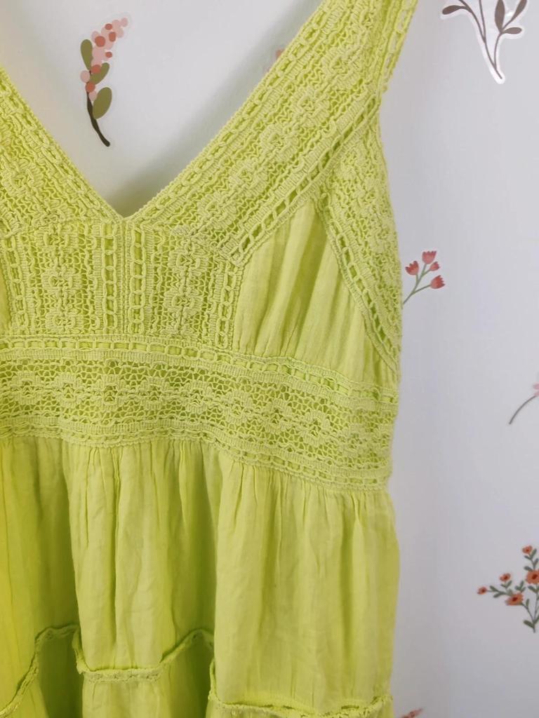 Robe bohème vert taille M/l