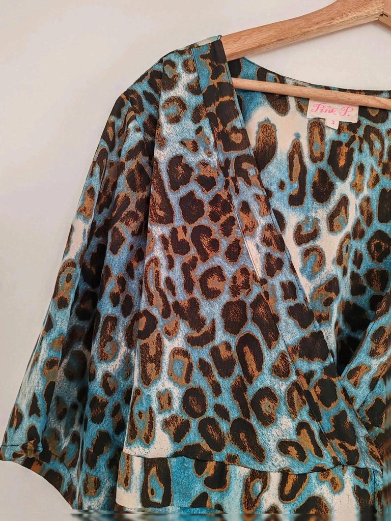Robe soie léopard taille M/l