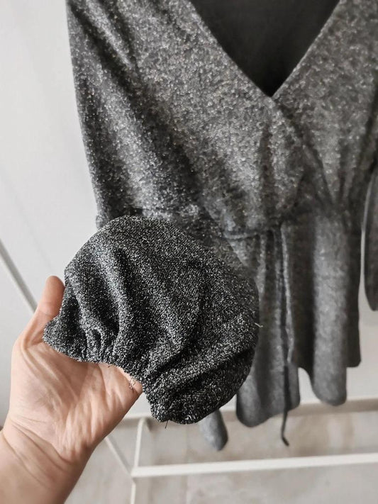 Robe brillante argenté taille M/l