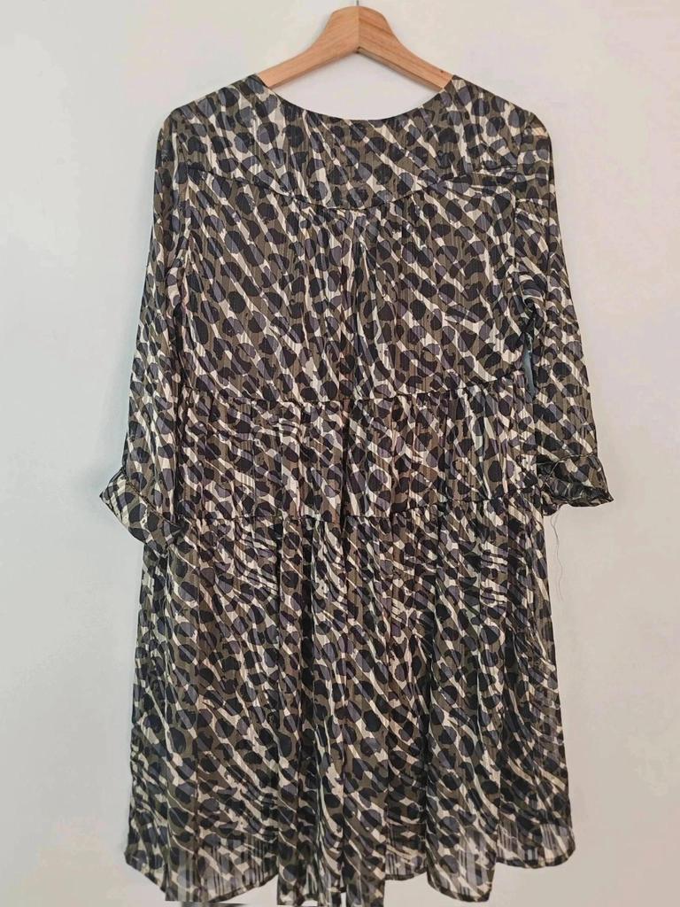 Robe motif kaki taille M