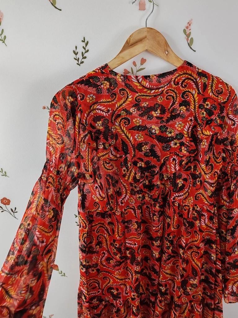 Robe rouge taille M