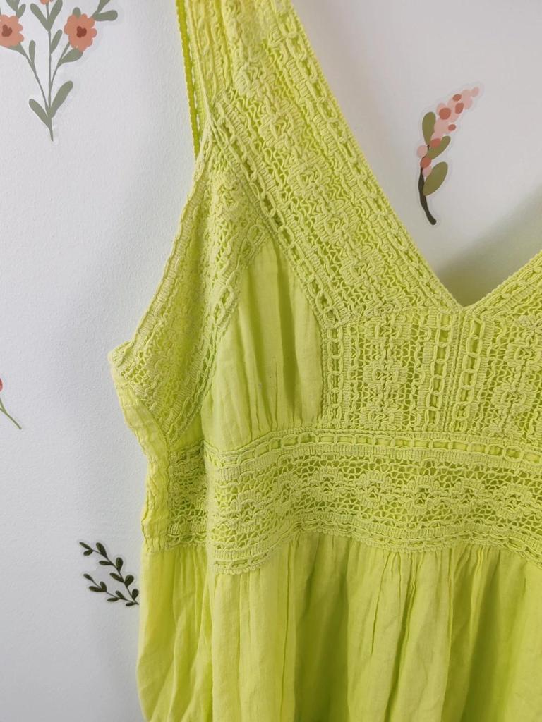 Robe bohème vert taille M/l