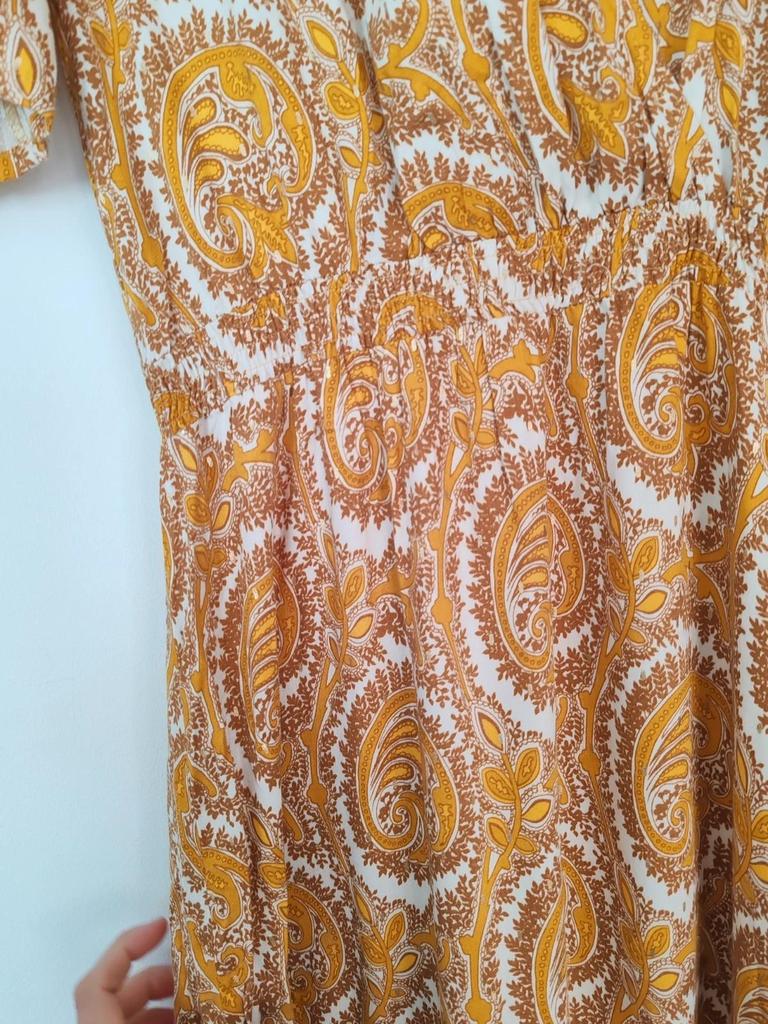 Robe longue moutarde taille Xs/s