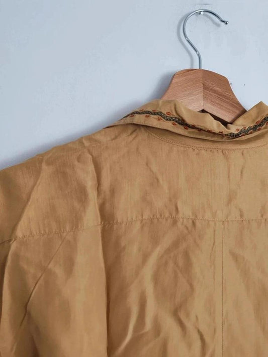 Chemise brodée vintage taille M/l
