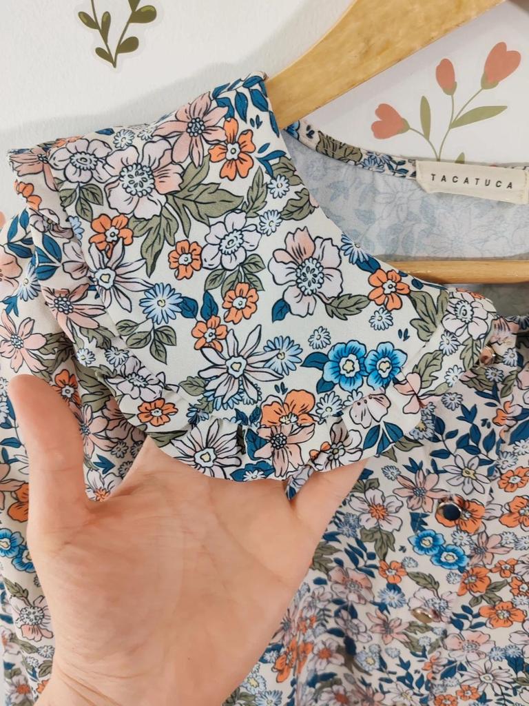 Blouse col claudine liberty taille M/l