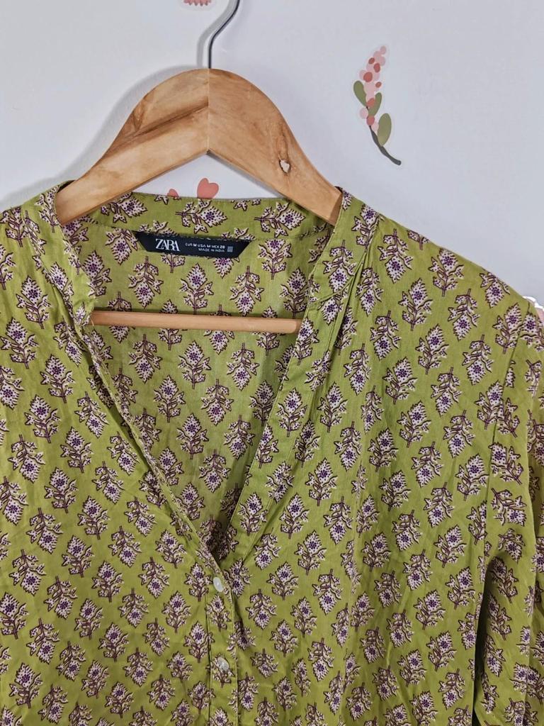 Robe à motif zara taille M