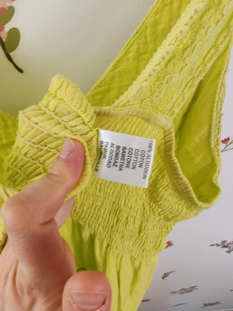 Robe bohème vert taille M/l