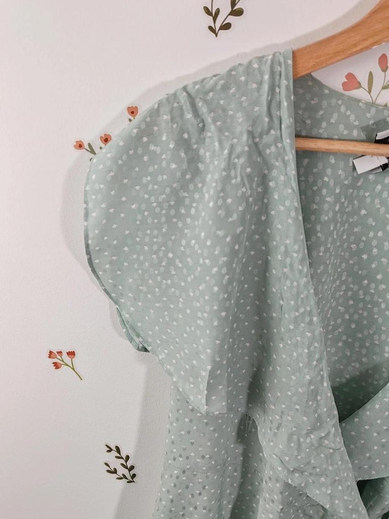 Robe portefeuille à pois taille 42