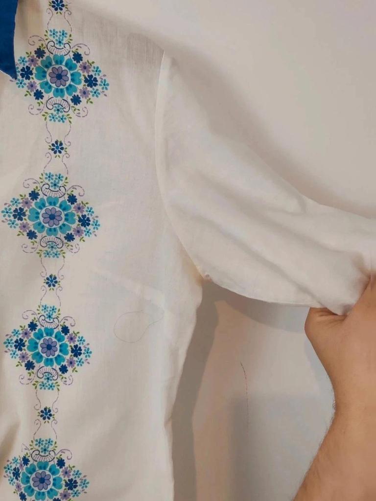 Chemisier à motif vintage taille Xs/s
