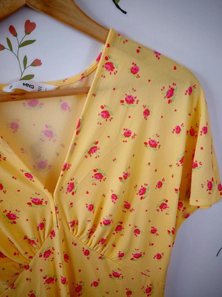 Robe fleuri mango taille L
