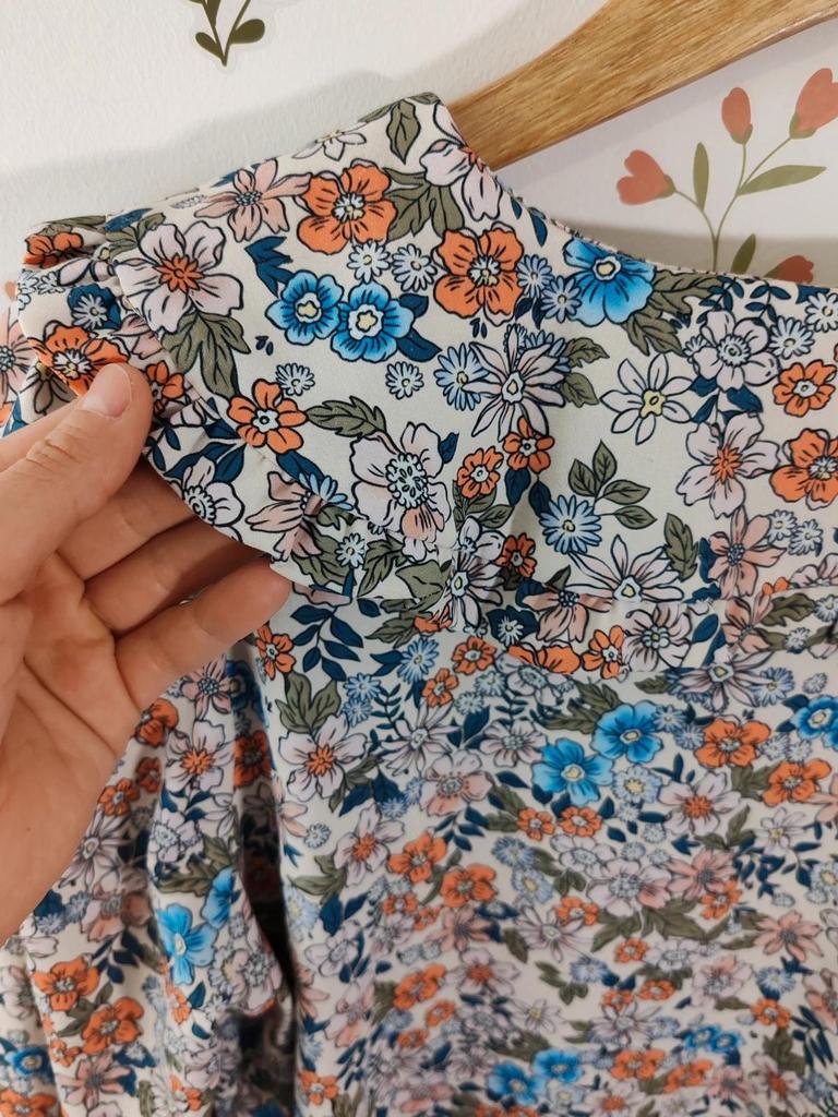 Blouse col claudine liberty taille M/l