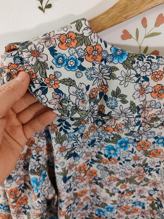 Blouse col claudine liberty taille M/l