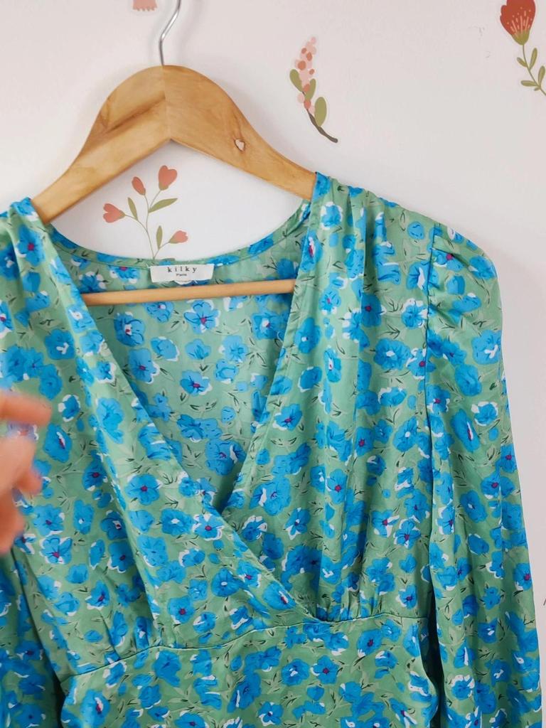 Robe moulante satinée taille S
