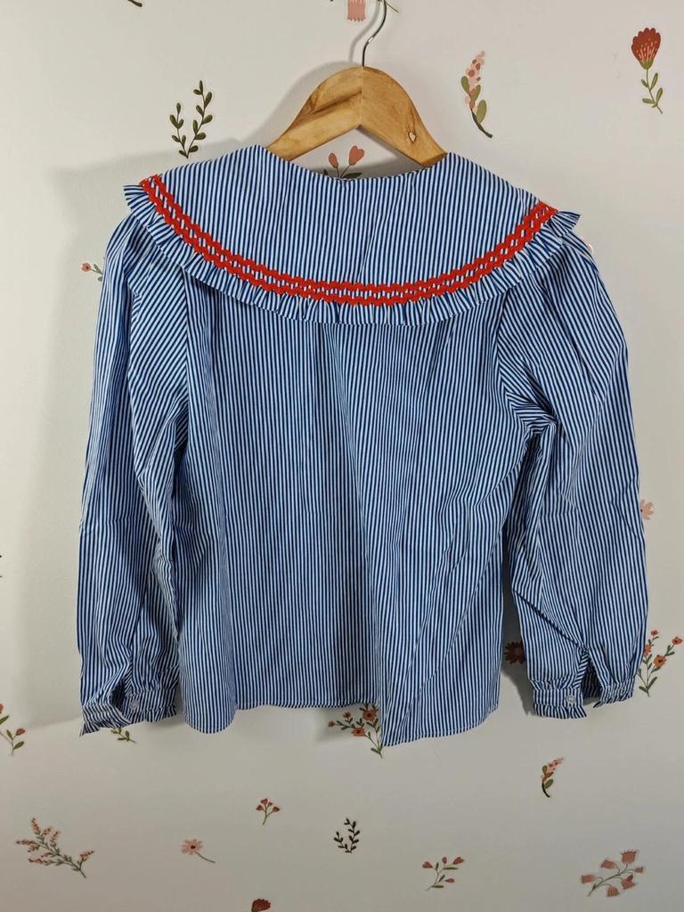 Blouse gros col croquet taille M